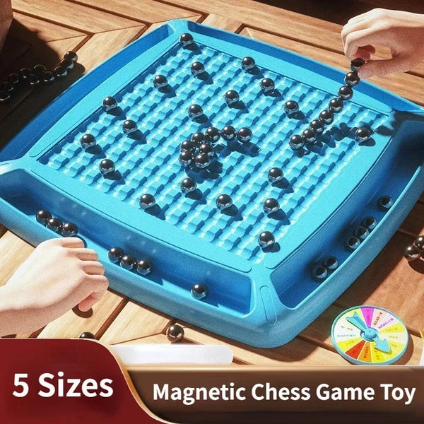 Hot Chess Set Battle Chess with Magnetic Effect Educational Checkers Game Portable Chess Board Party Supplies Family Gathering